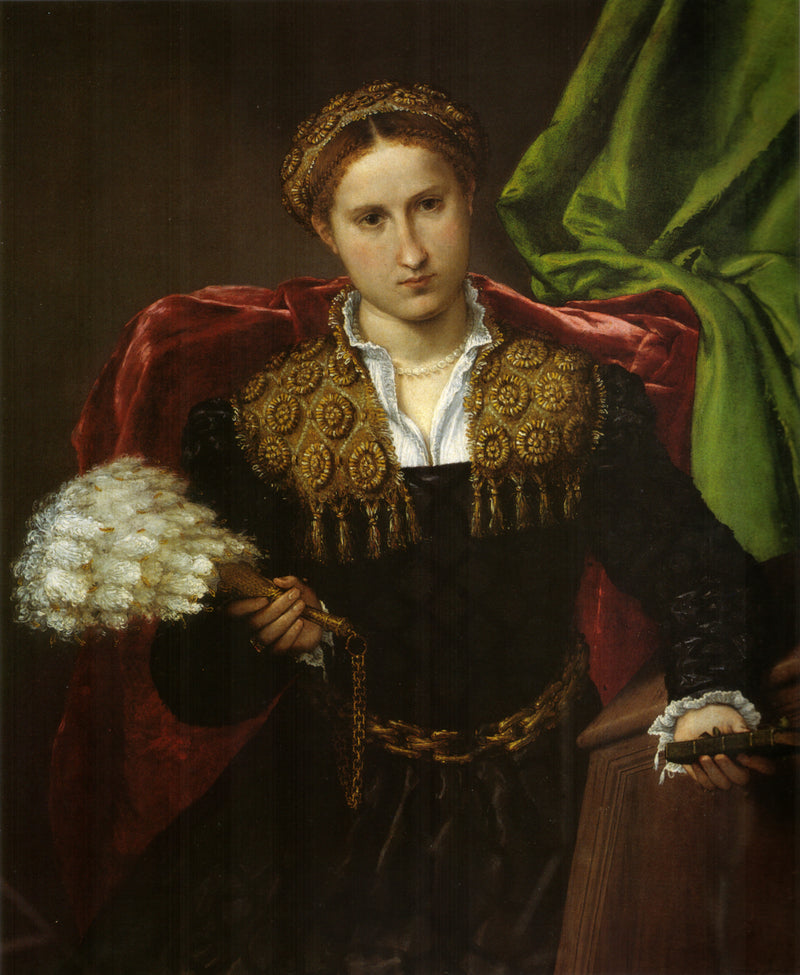 Portræt af Laura da Pola - Lorenzo Lotto