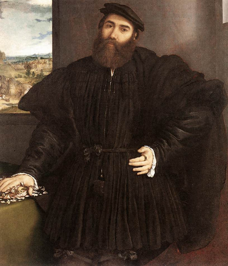Portræt af en gentleman - Lorenzo Lotto