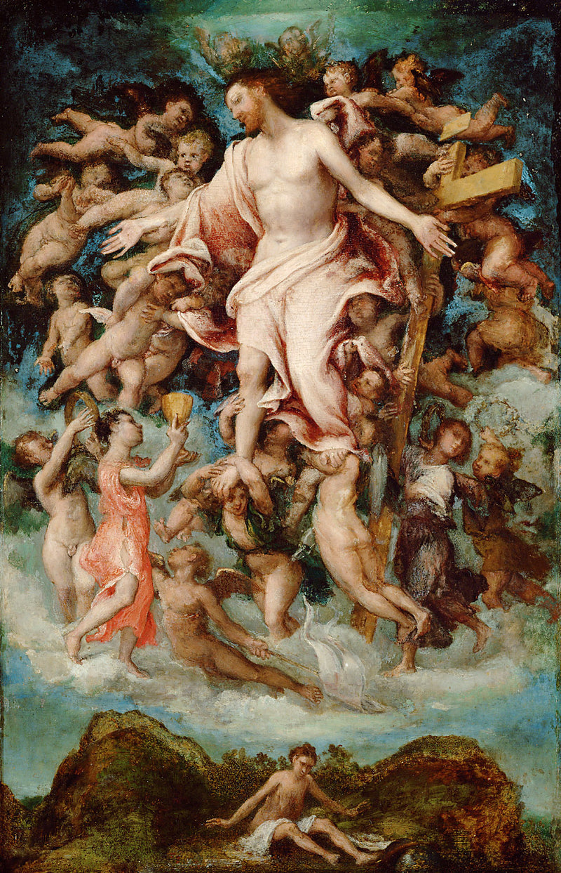 Kristus, der udgør sit blod - Lorenzo Lotto