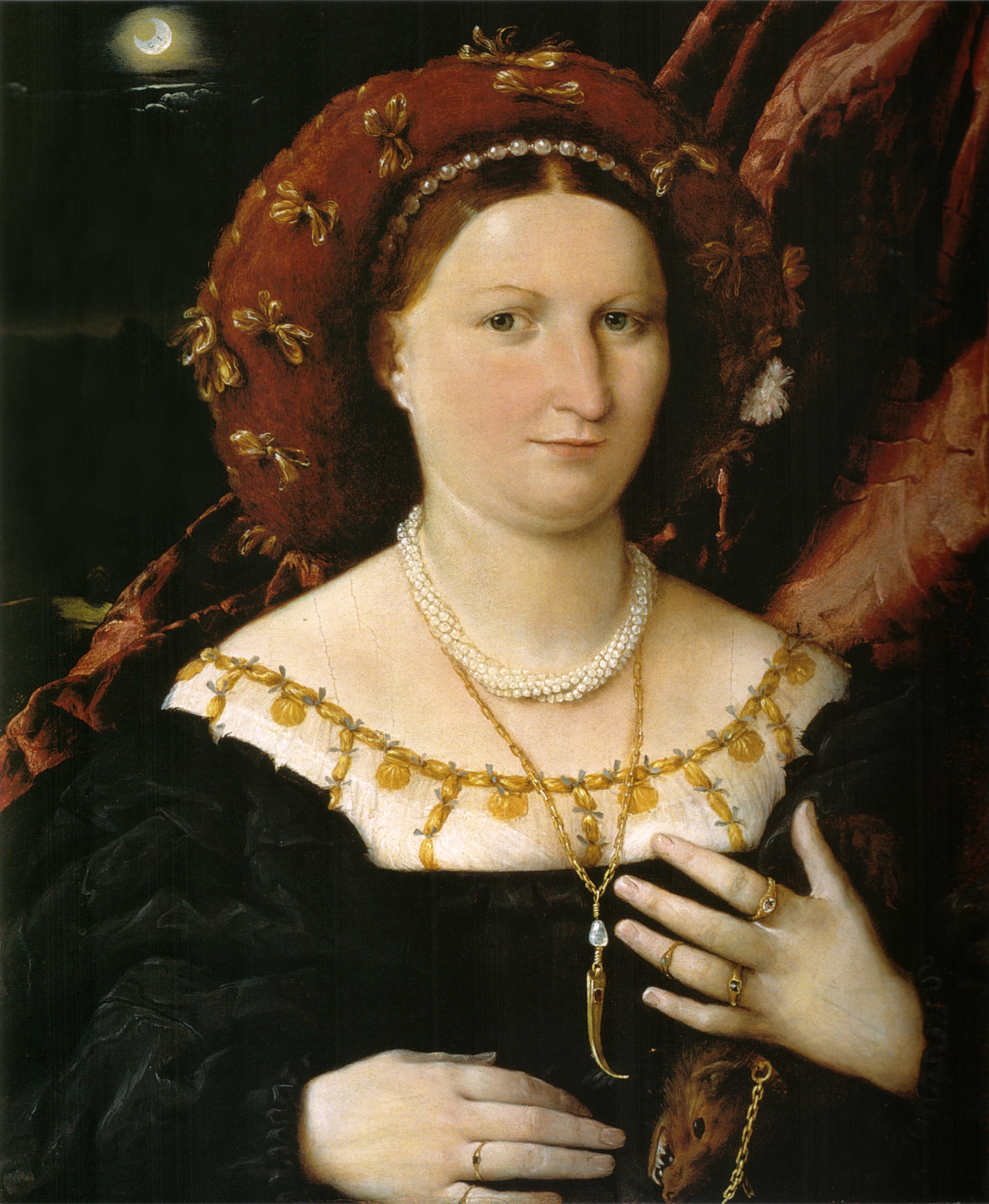 Portrait de Lucina Brembati - Lorenzo Lotto - Alpha Reproduction