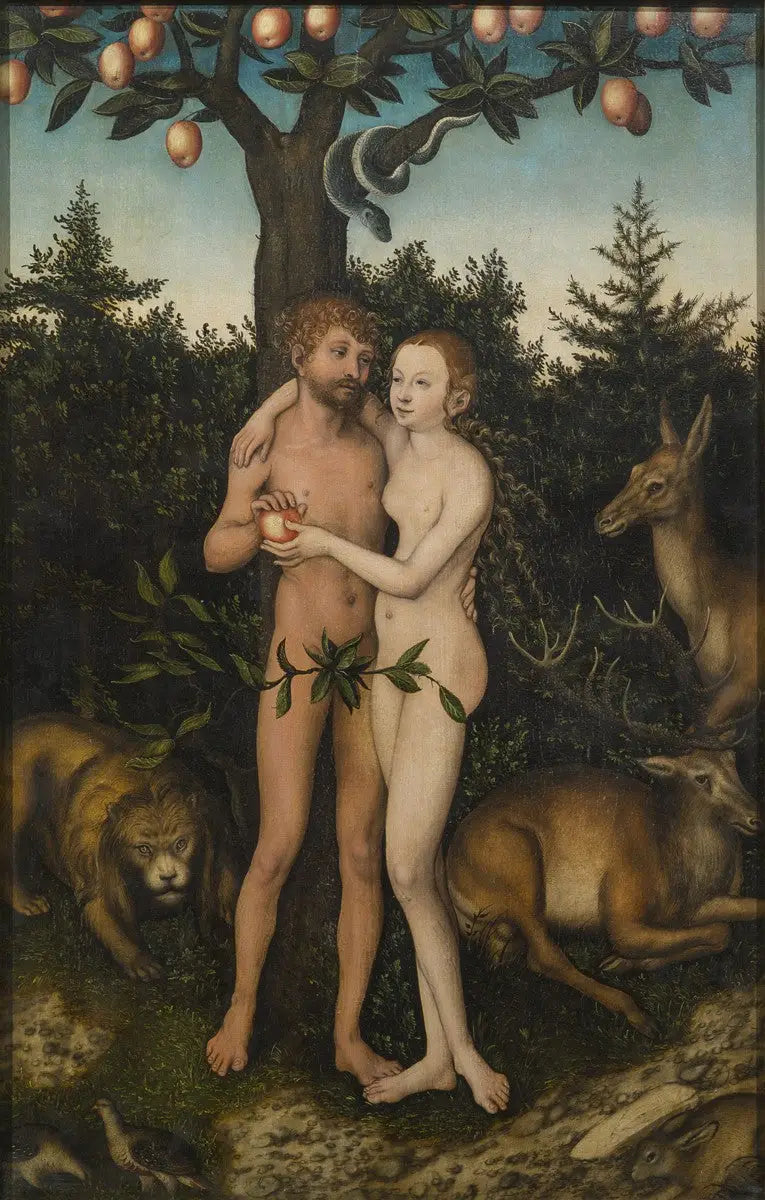 Adam og Eva - Lucas Cranach den Ældre