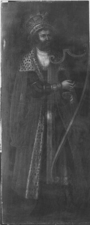 Kong David med en harpe - Lucas Cranach den Ældre