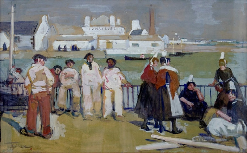 sardinerie à Penmarc'h - Lucien Simon