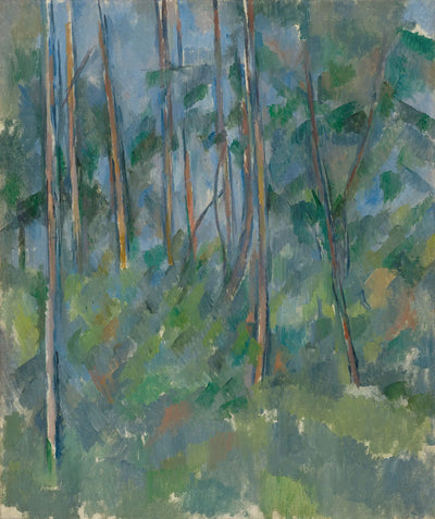Reproduction du tableau « Sous-bois - Paul Cézanne » par Alpha Reproduction en peinture à l’huile