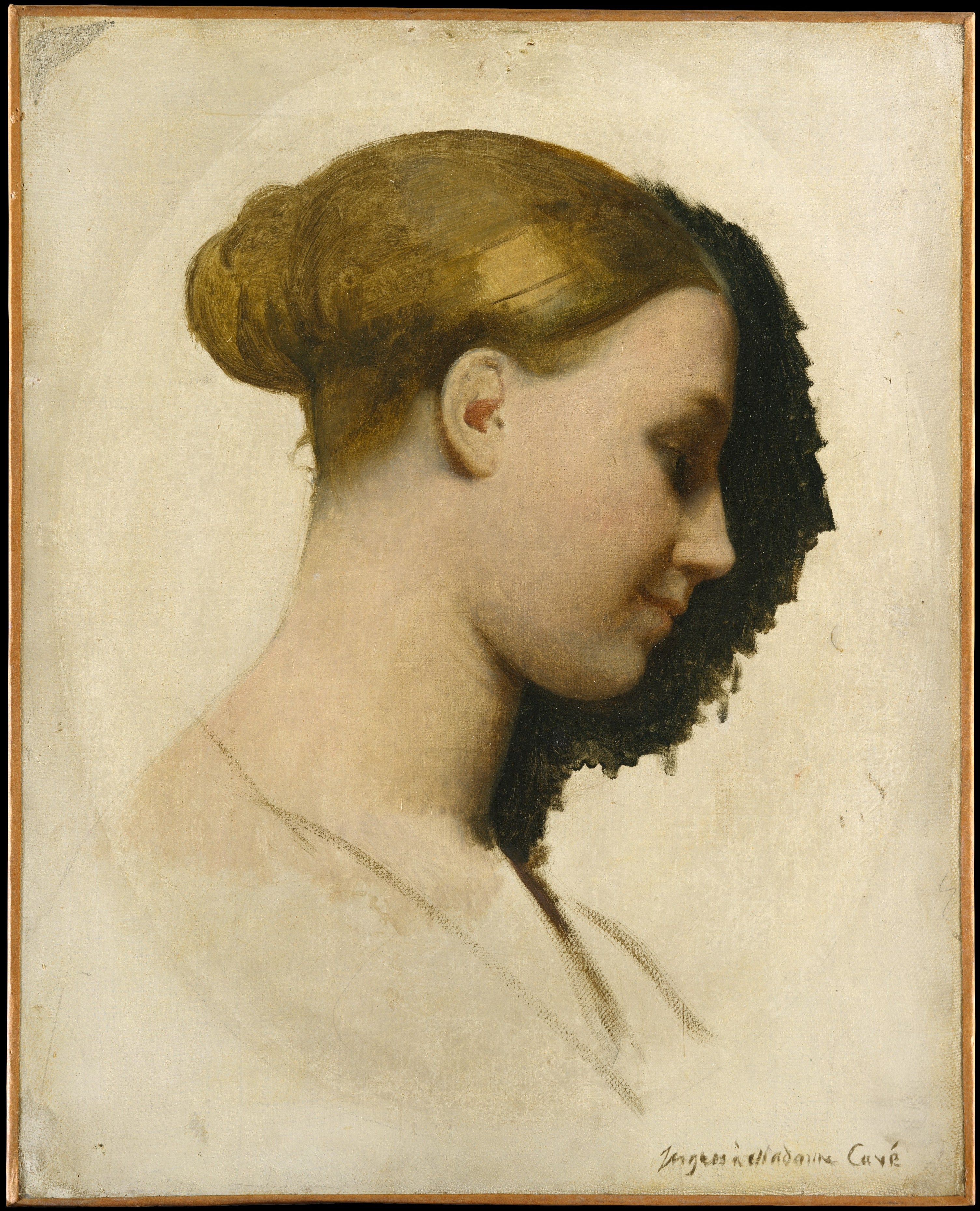 Madame Edmond Cavé (Marie-Élisabeth Blavot, født i 1810) - Jean-Auguste-Dominique Ingres