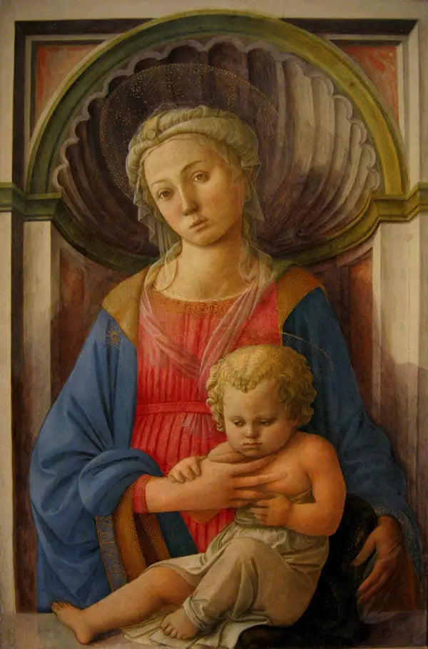 Jomfru med barnet - Fra Filippo Lippi