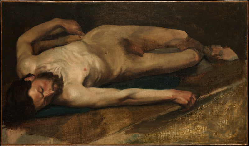 Nu mandlig - Edgar Degas