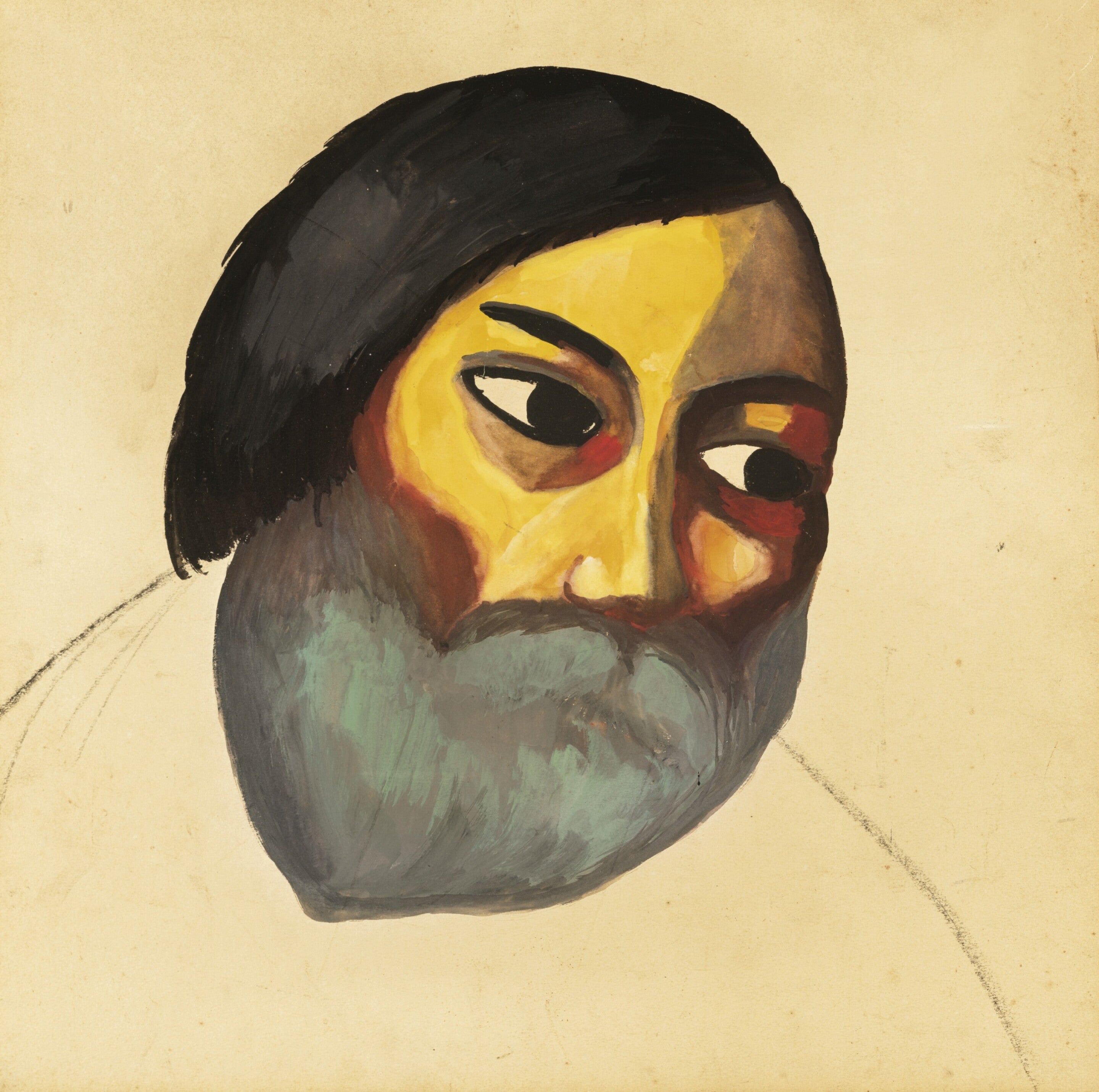 Tête de paysan - Kazimir Malevich
