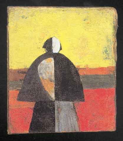 Paysan dans les champs - Kazimir Malevich