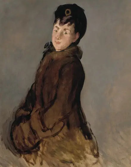 Portræt af Isabelle Lemonnier med en manchet - Édouard Manet