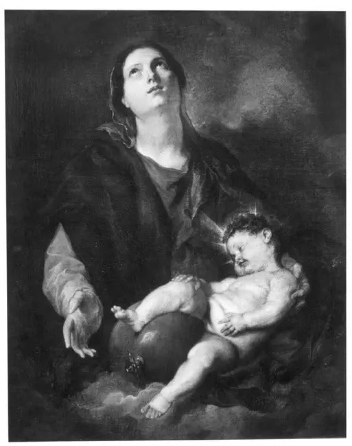 Marie avec l’enfant Jésus endormi - Antoine van Dyck - Alpha Reproduction