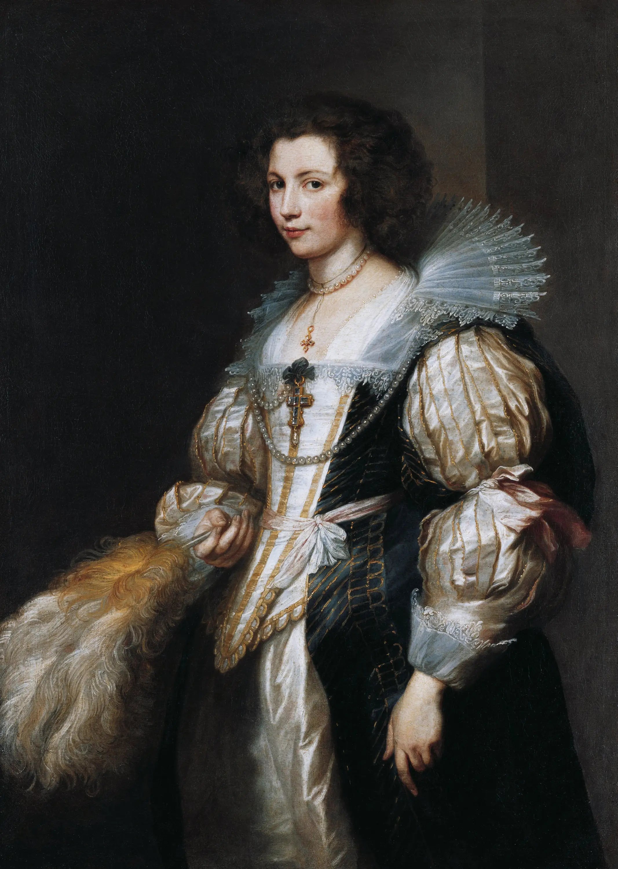Portrait de Maria Louise von Tassis - Antoine van Dyck - Alpha Reproduction