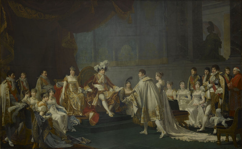 Mariage du Prince Jérôme Bonaparte et de la Princesse Frédérique Catherine de Wurtemberg, 22 août 1807 - Jean-Baptiste Regnault