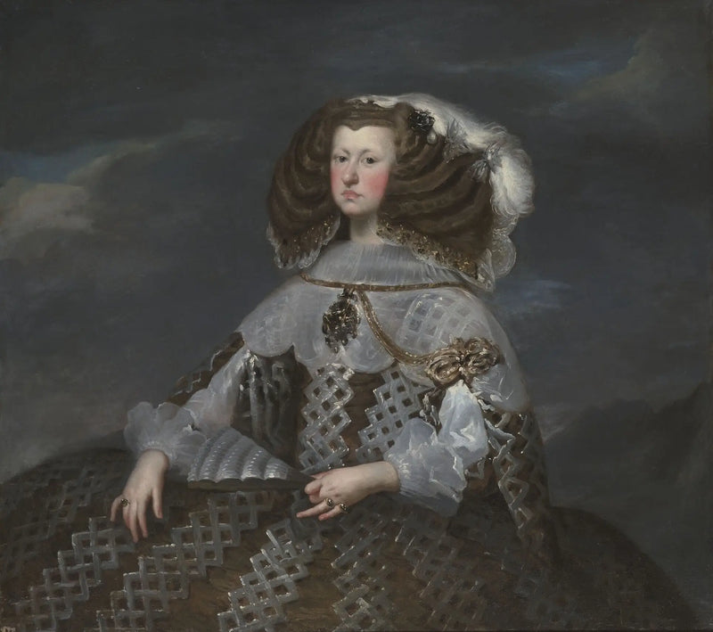 Marie-Anne d'Autriche, kongeinde af Spanien (1635-1696), regent - Diego Velázquez