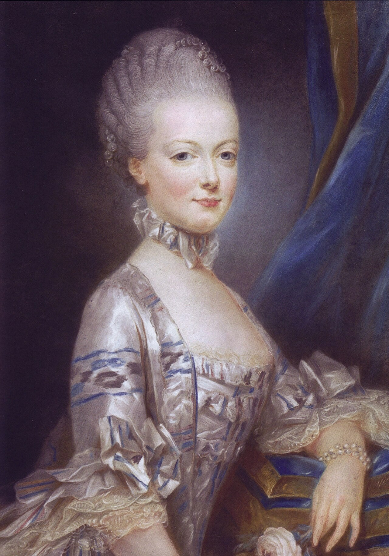 Marie-Antoinette i en alder af 13 år – Joseph Ducreux (1769)