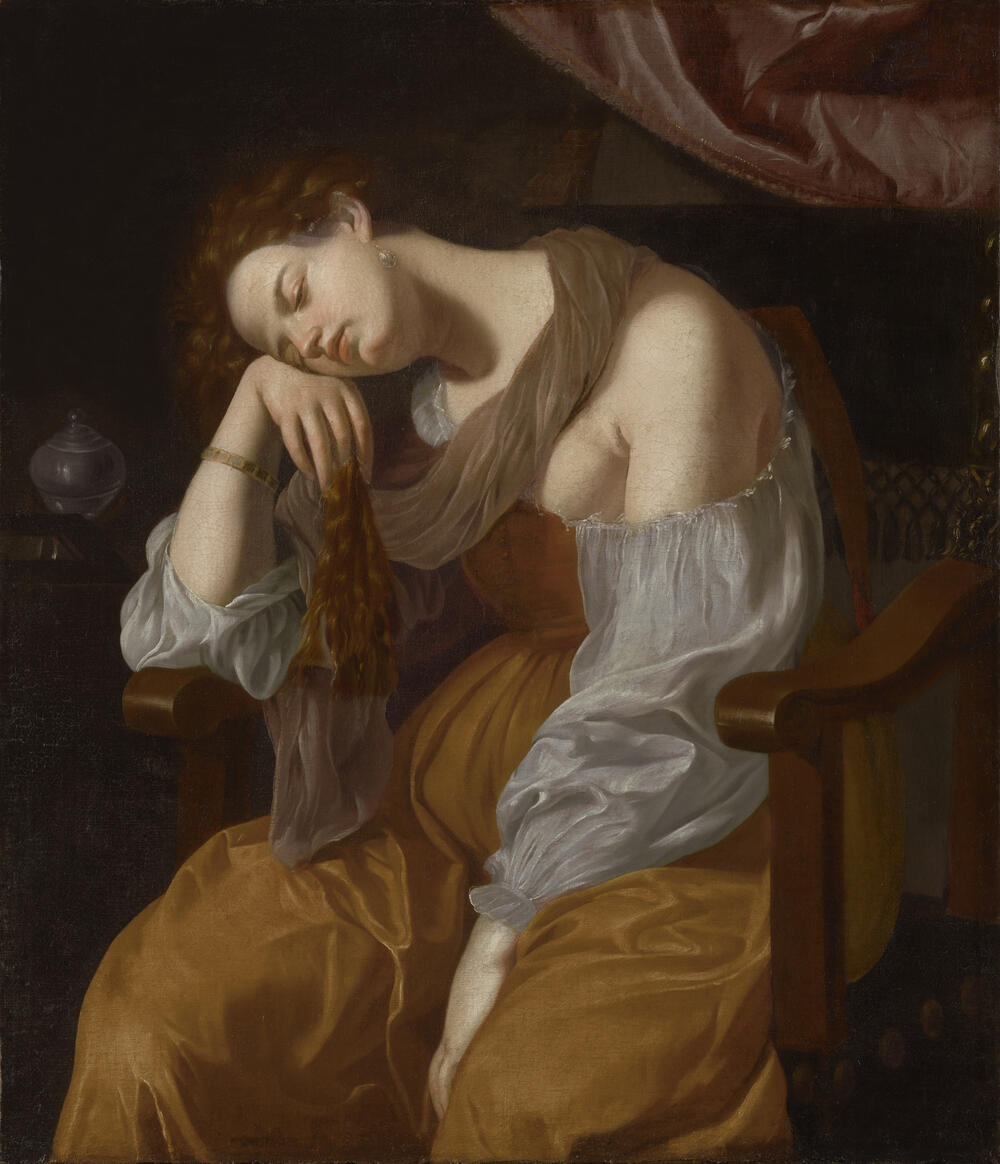Marie Madeleine pénitente - Artemisia Gentileschi