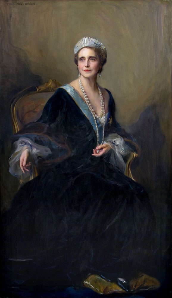 Portrait de la reine Marie de Roumanie, née princesse Marie d'Édimbourg - Philip de László