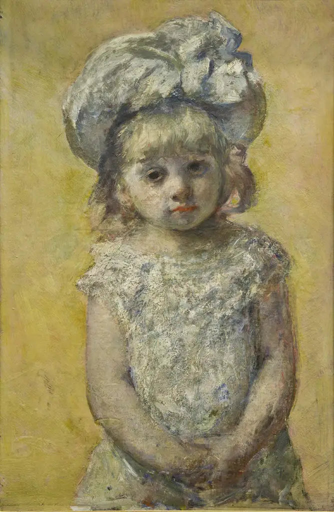 Portræt af lille pige - Mary Cassatt