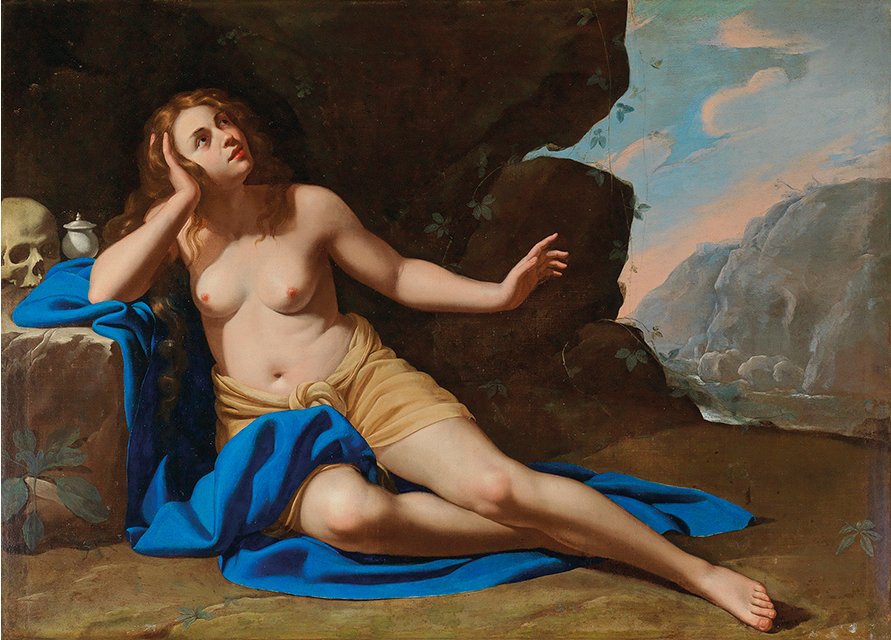 Marie-Madeleine en extase - Artemisia Gentileschi