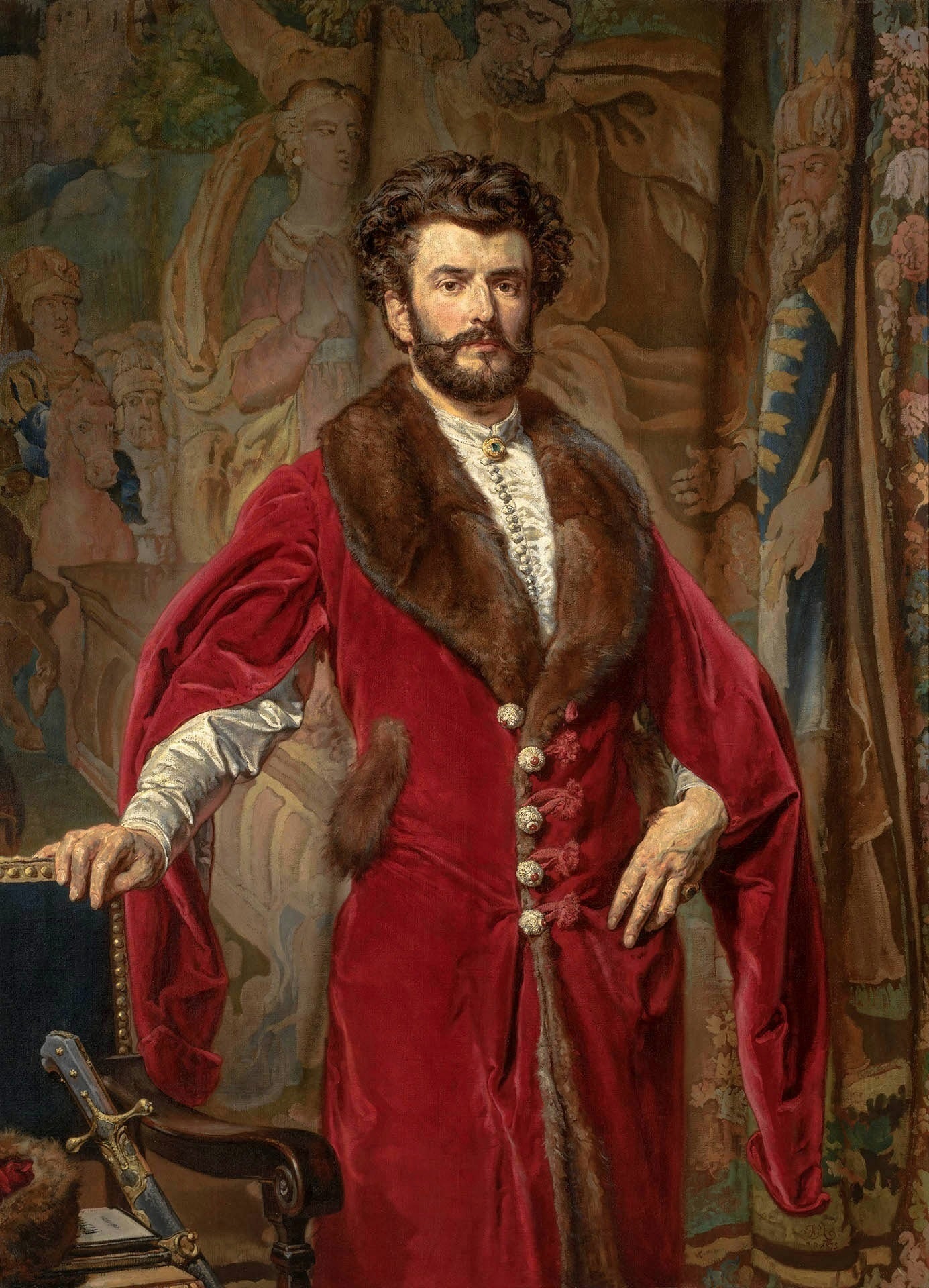 Portrait de Józef Ciechoński - Jan Matejko