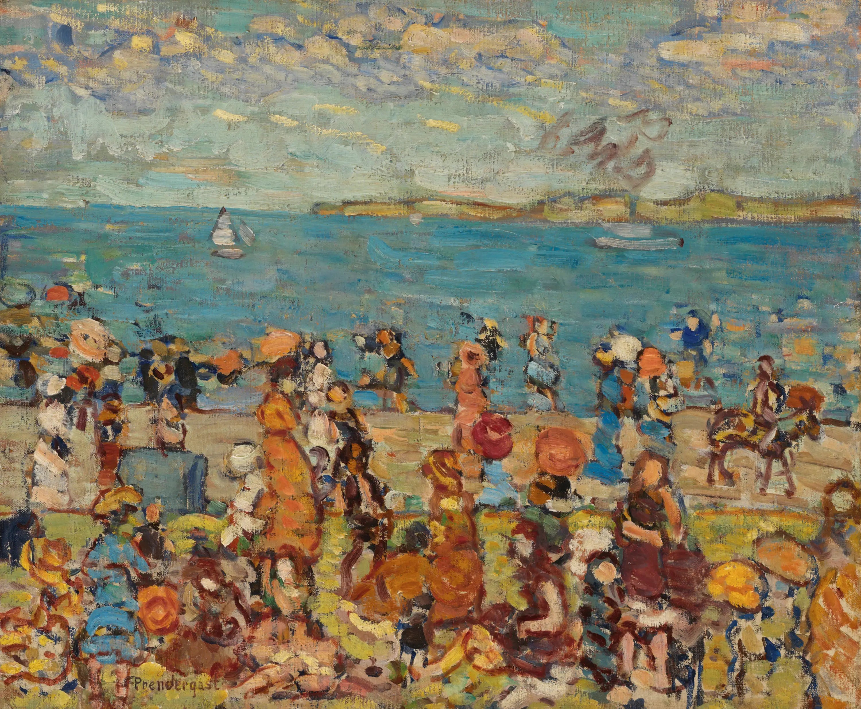Scène de plage - Maurice Prendergast - Alpha Reproduction