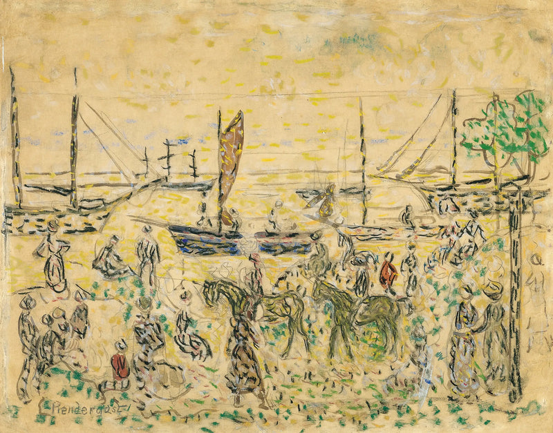 Stranden - Maurice Prendergast