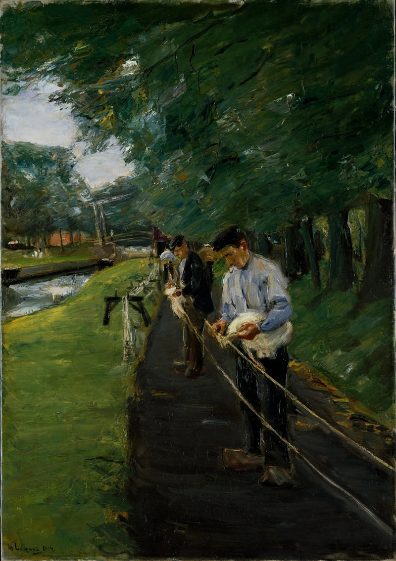 Ropesporet i Edam - Max Liebermann