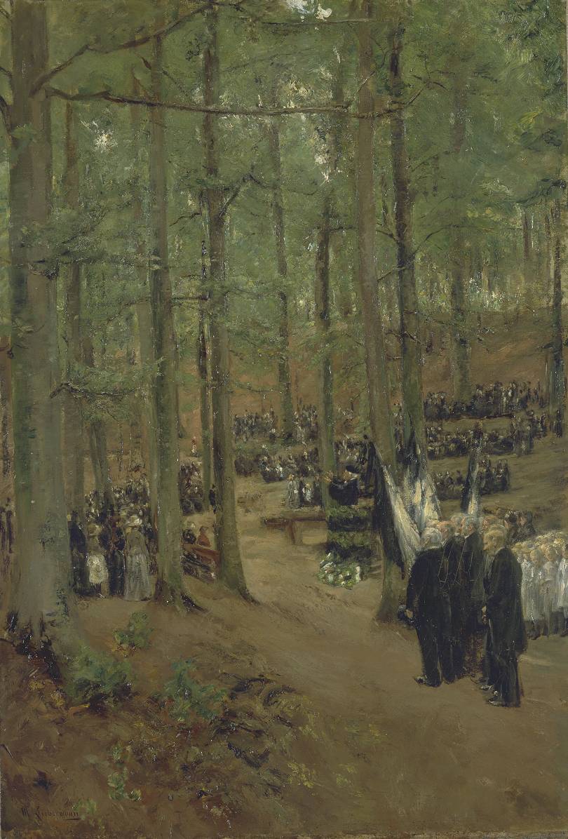 Kaiser Friedrich Gedächtnisfeier i Kösen - Max Liebermann
