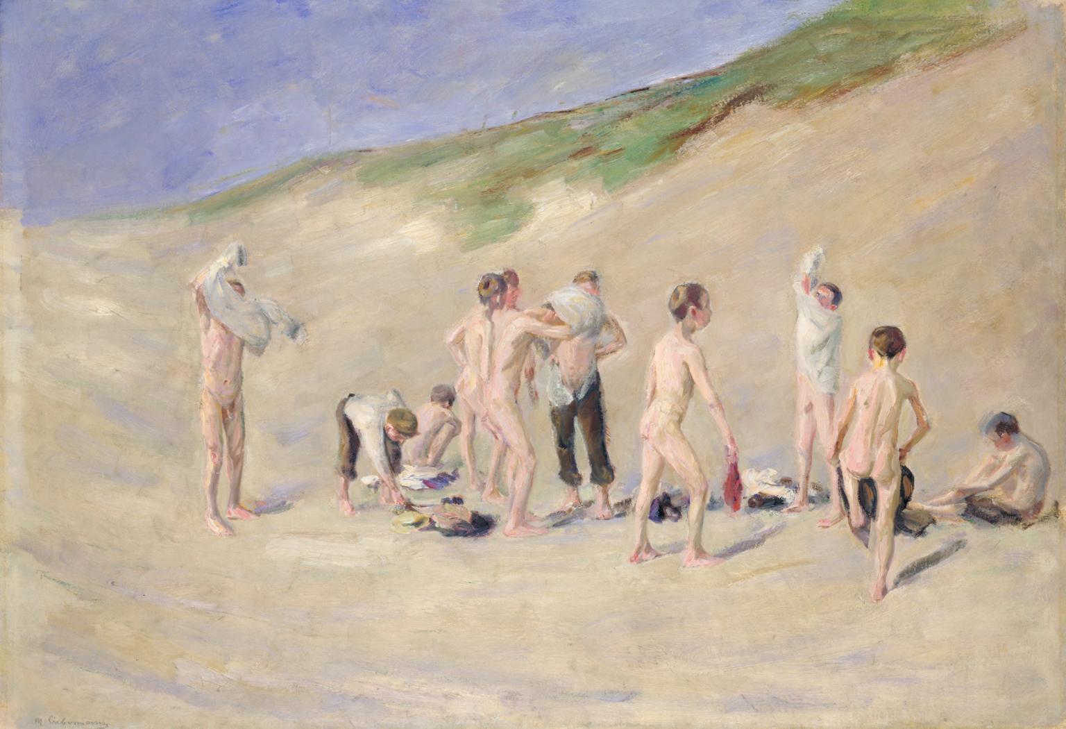 Efter Baden - Max Liebermann