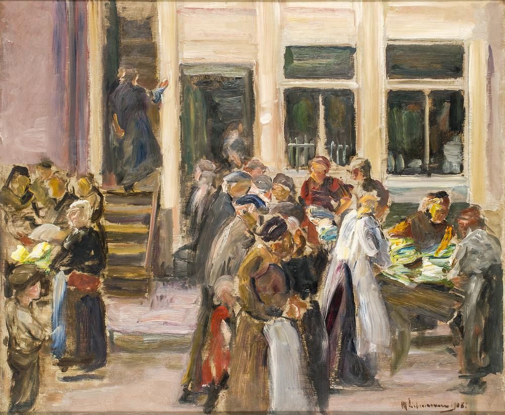 Judengasse i Amsterdam - Max Liebermann