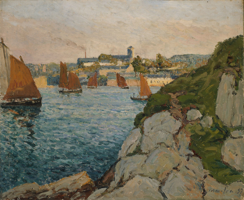 Douarnenez den oplyste by - Maxime Maufra