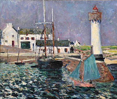 Le Phare du Port Haliguen - Maxime Maufra - Alpha Reproduction