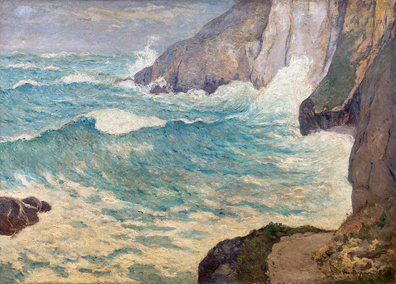 Marine ved dårligt vejr - Maxime Maufra