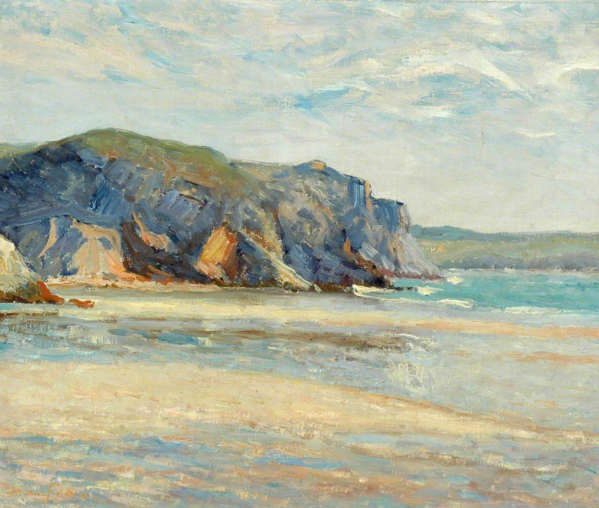 La Plage à Morgat Finistère - Maxime Maufra - Alpha Reproduction