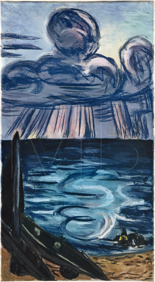 Meer mit großer Wolke (1943) - Max Beckmann