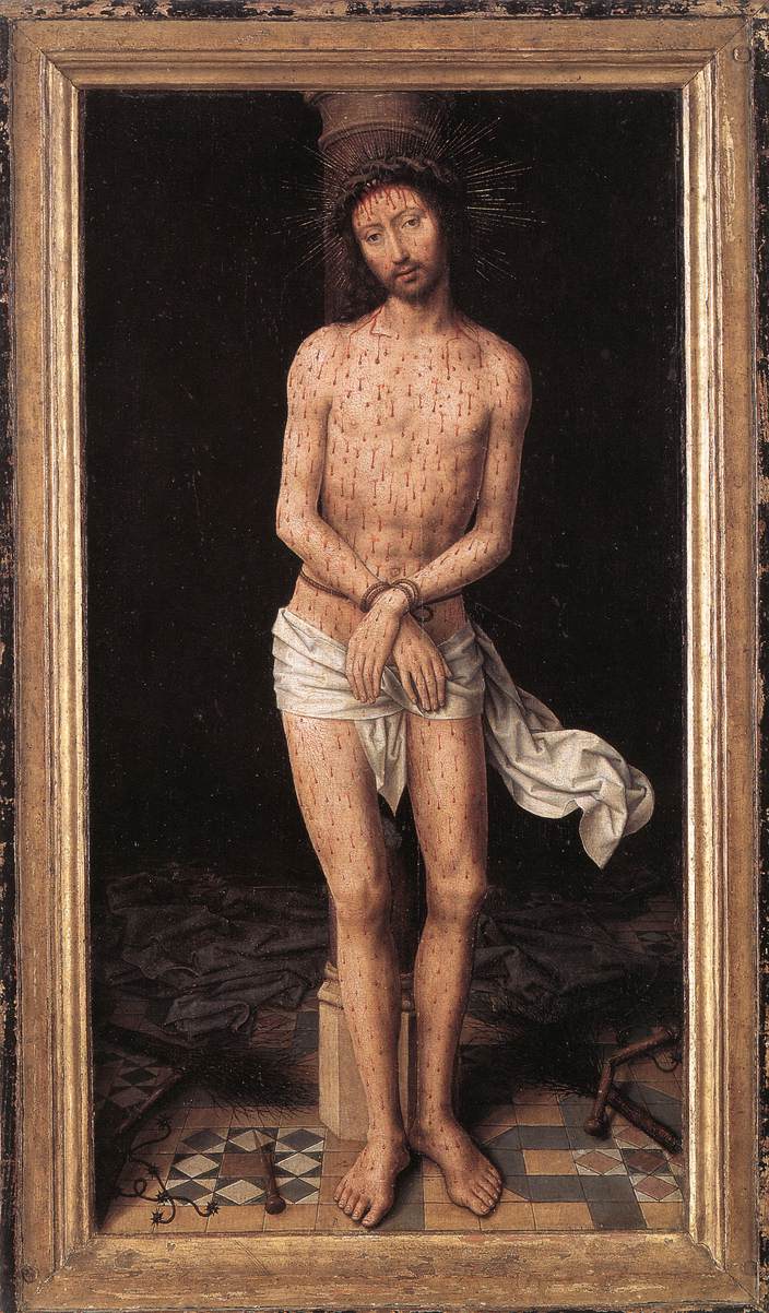 Kristus ved søjlen - Hans Memling