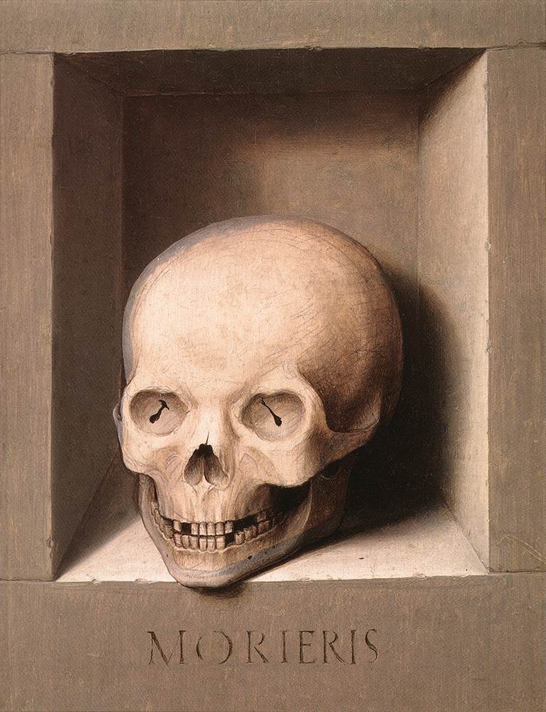 Mort; Saint Hans' Baggrund - Hans Memling