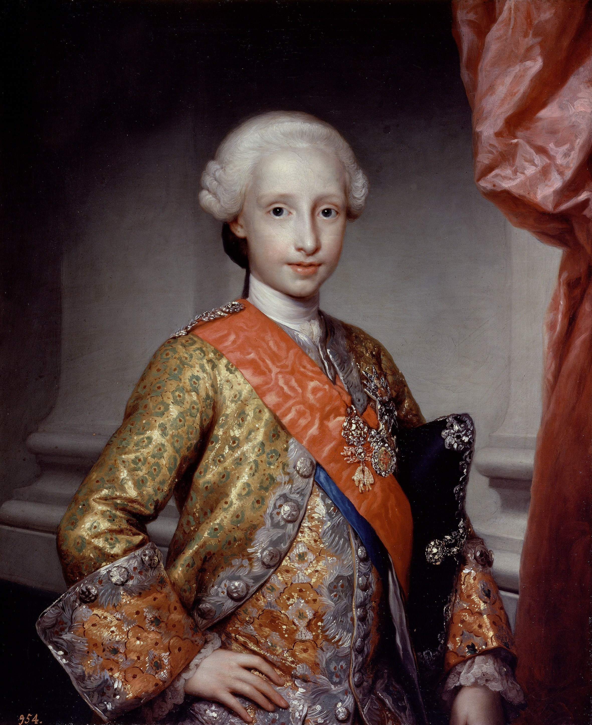 Antonio Pascual de Borbón y Sajonia, infant d'Espagne - Anton Raphael Mengs