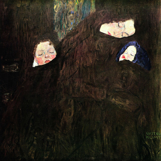 🌸👩‍👧‍👦 Mor med børn – Gustav Klimt (omkring 1905)