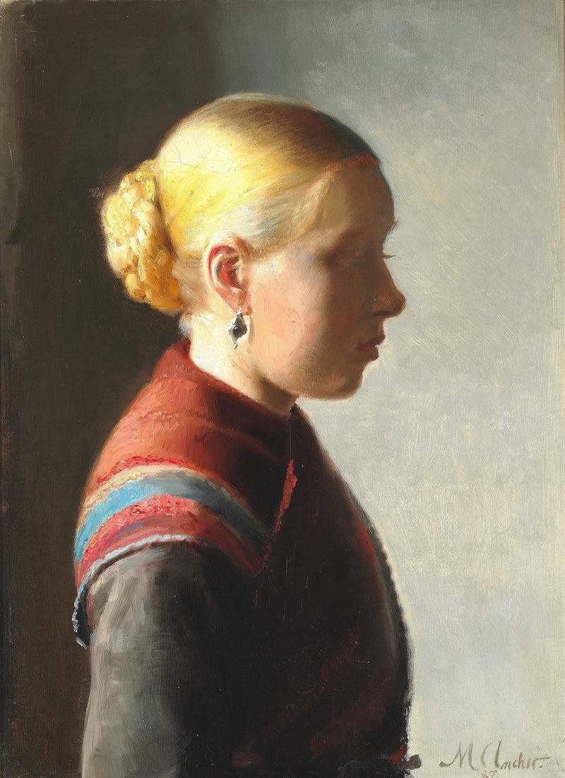 Ung kvinde. - Michael Peter Ancher