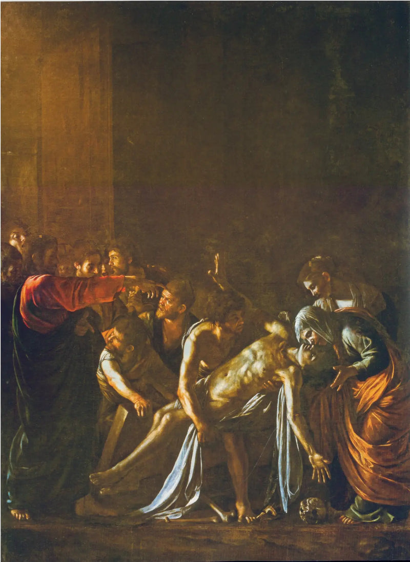 Lazarus' Opstandelse - Caravaggio