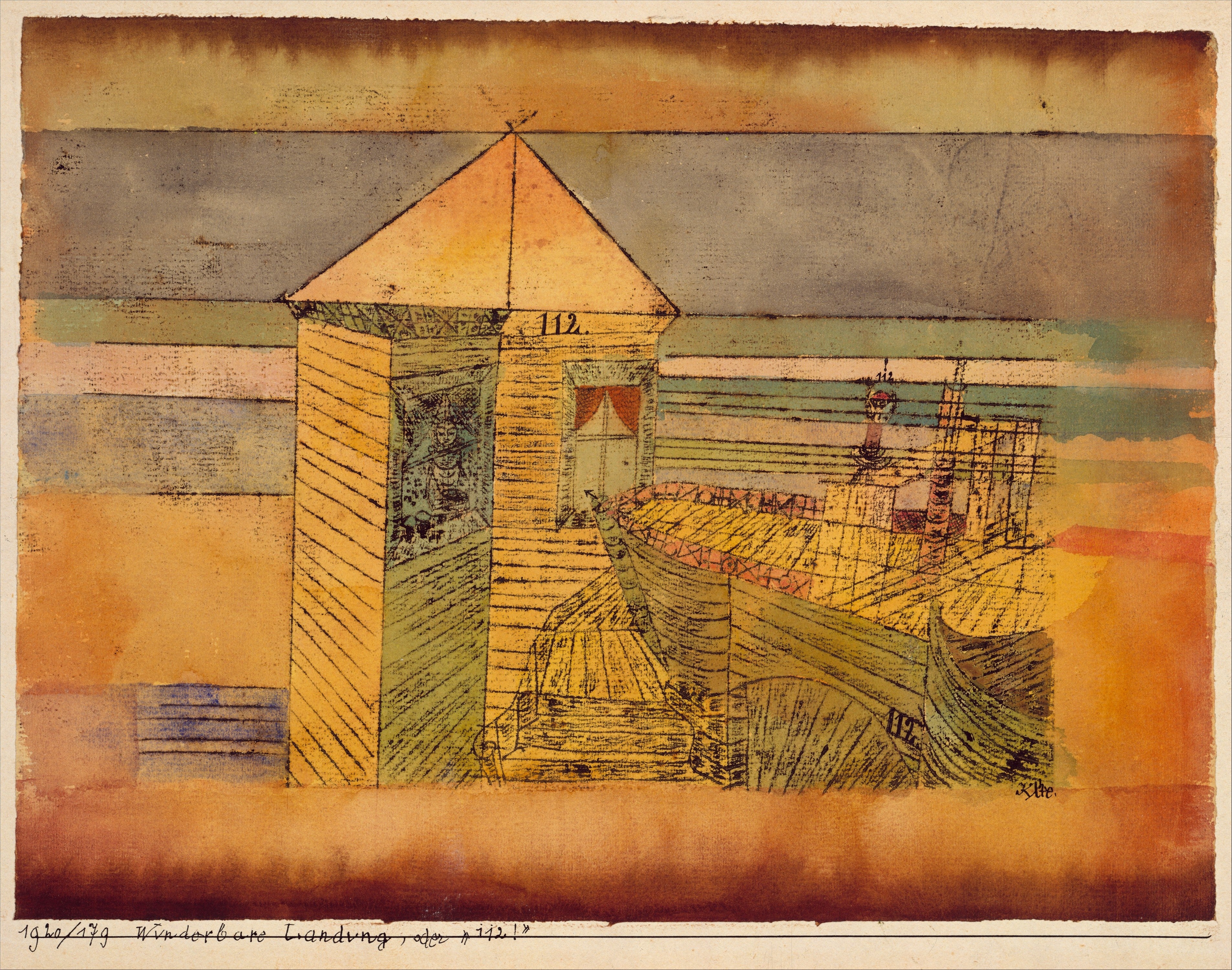 Den mirakuløse landing, eller « 112 ! » - Paul Klee