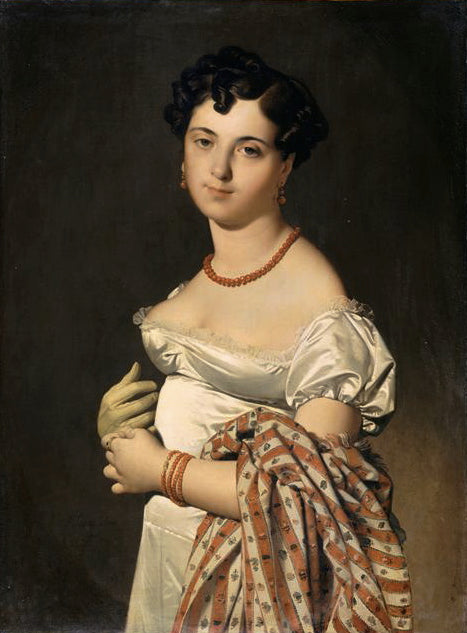 Portræt af fru Panckoucke - Jean-Auguste-Dominique Ingres