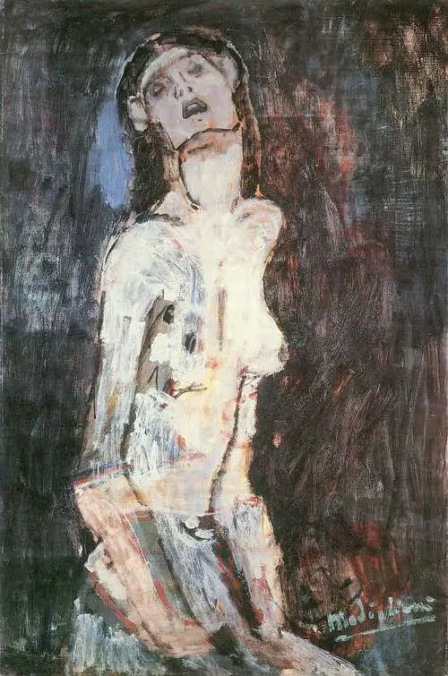 Nu lider - Amedeo Modigliani