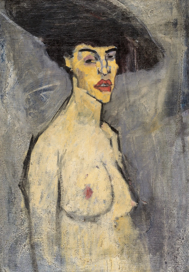 Nu med hat - Amedeo Modigliani