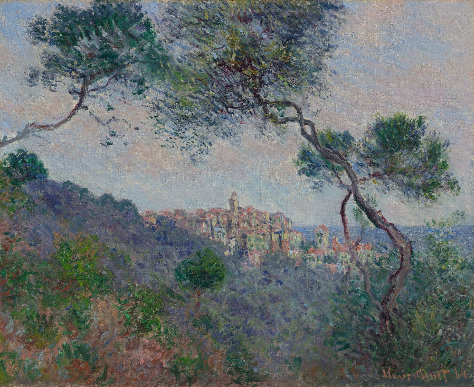 Reproduction du tableau « Bordighera, Italie - Claude Monet » par Alpha Reproduction en peinture à l’huile