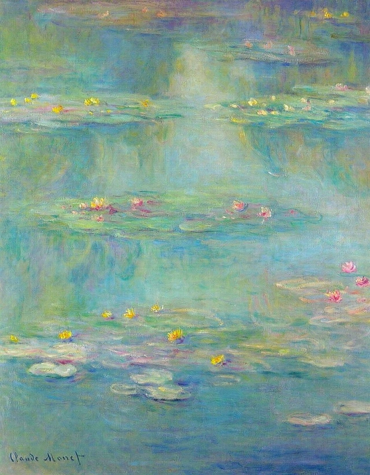 🌸 Nymphéas – omkring 1908 – Claude Monet
