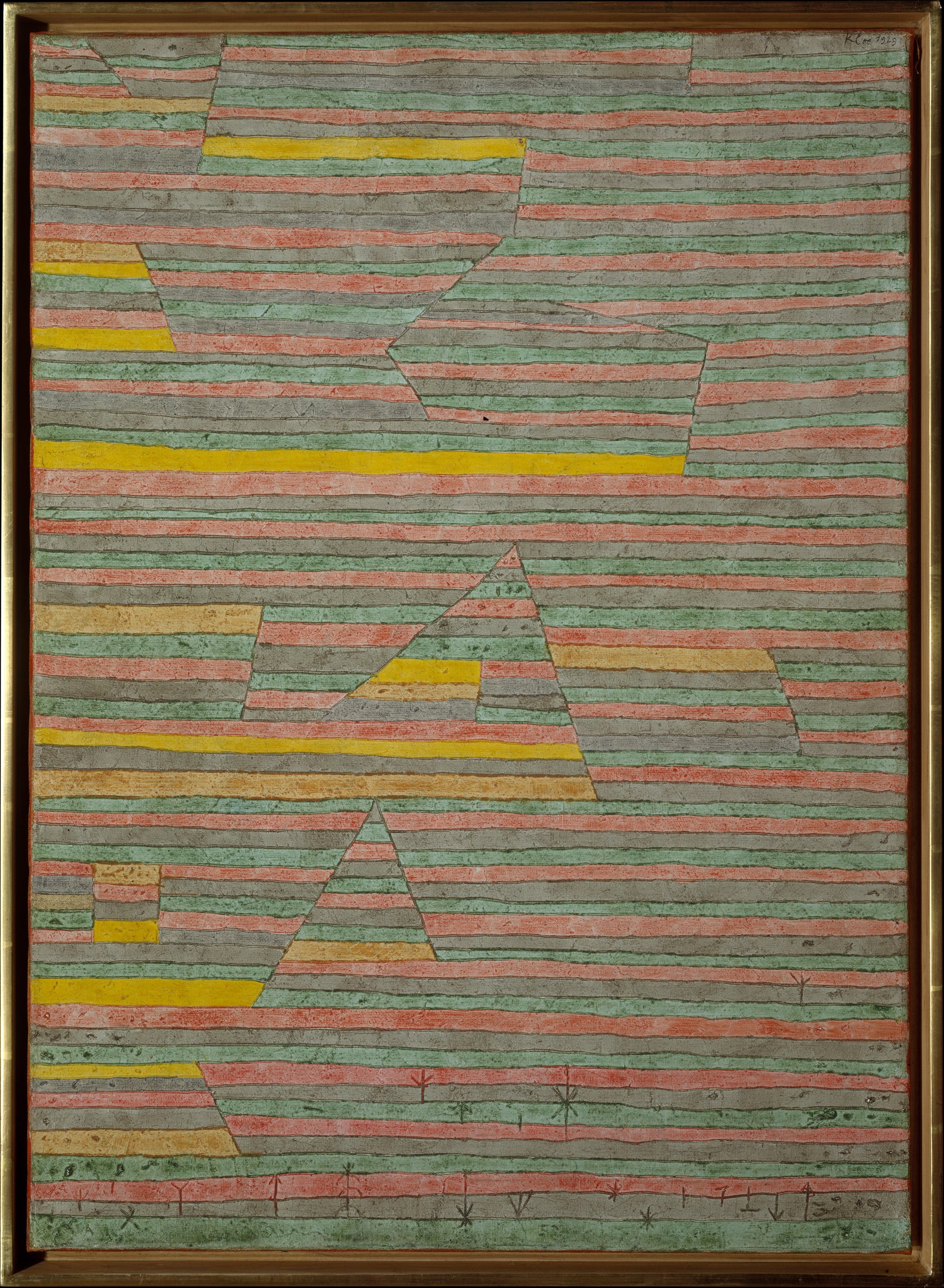 Monuments at G. — Paul Klee
