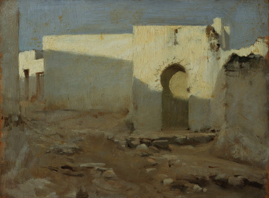 Reproduction du tableau « Bâtiments mauresques au soleil - John Singer Sargent » par Alpha Reproduction en peinture à l’huile