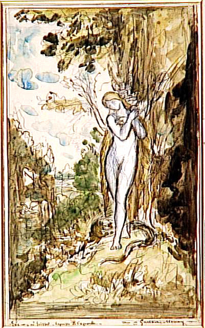 Lucrèce og Tarquin - Gustave Moreau